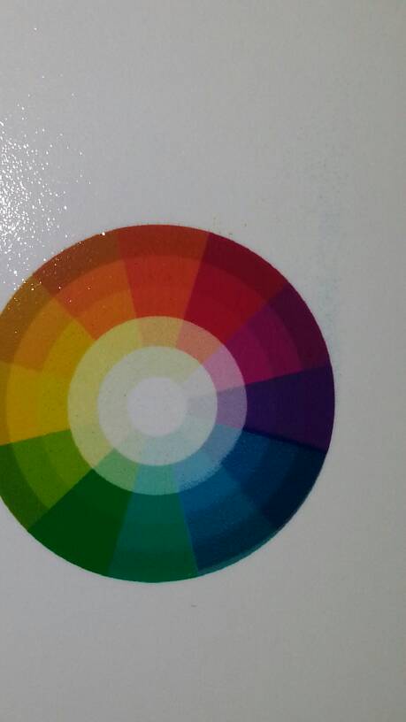 彩色噴墨打印機(jī)故障,愛普生t50 打印色環(huán)如圖所示,藍(lán)色部分明顯有偏移,打歪了一樣,沒有對齊,請