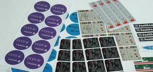 【pvc商標(biāo)標(biāo)簽印刷 條形碼標(biāo)簽印刷 數(shù)字彩色貼紙 條碼貼紙定】?jī)r(jià)格_廠家_圖片 -